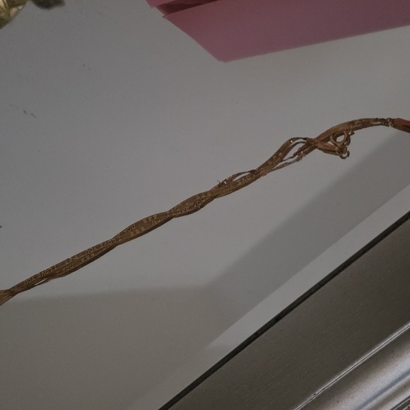 Gold Chain Engraved I Love You 18" - Picture 11 of 12